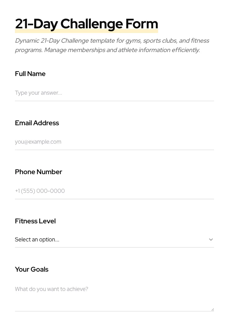 21-Day Challenge preview