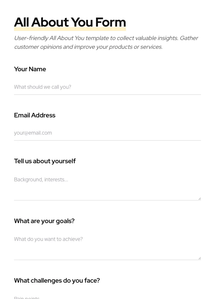 All About You preview