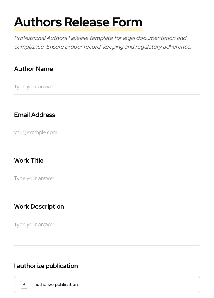 Authors Release preview