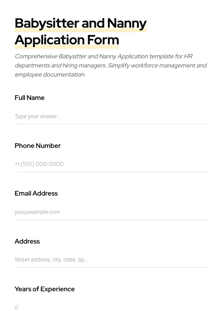Babysitter and Nanny Application preview
