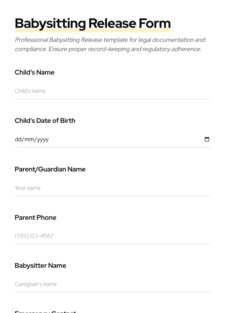 Babysitting Release preview