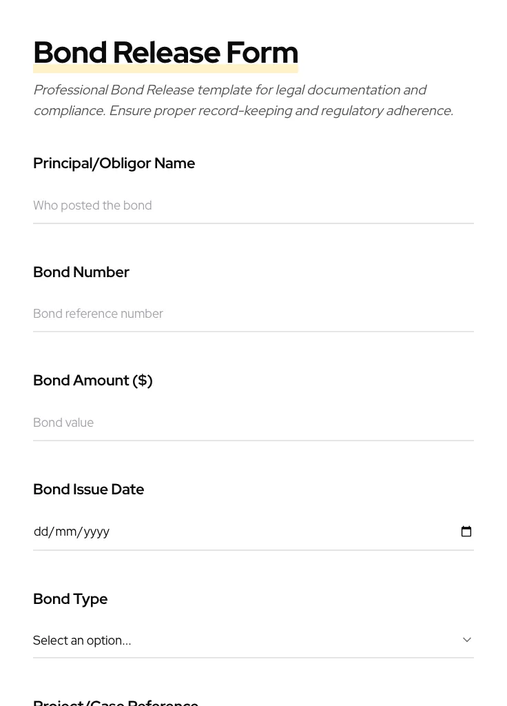 Bond Release preview