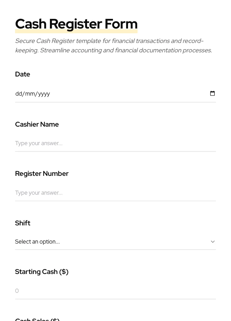 Cash Register preview