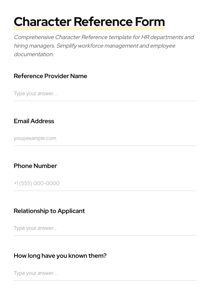 Character Reference preview