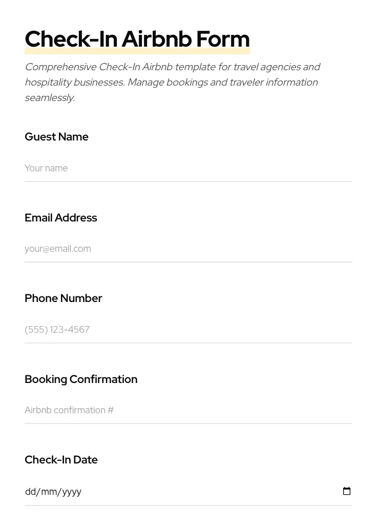 Check-In Airbnb preview