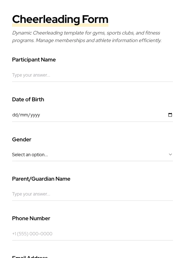 Cheerleading preview