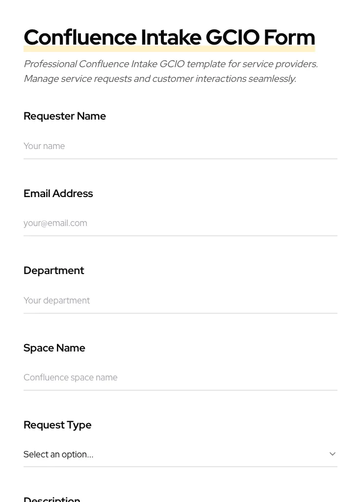 Confluence Intake GCIO preview