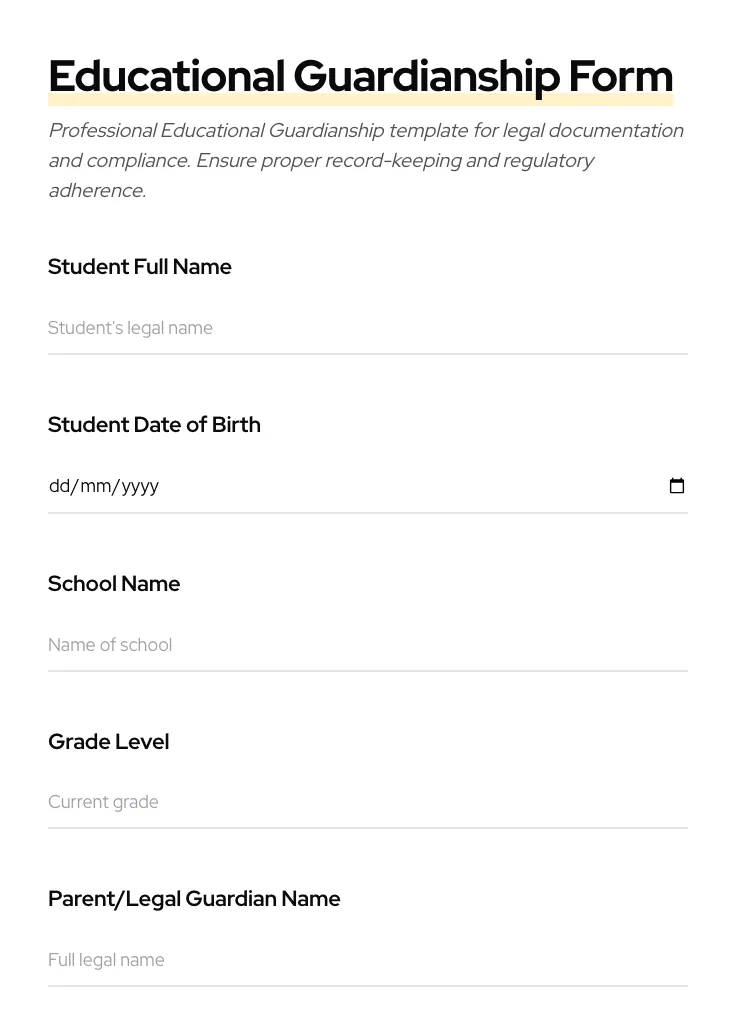 Educational Guardianship preview