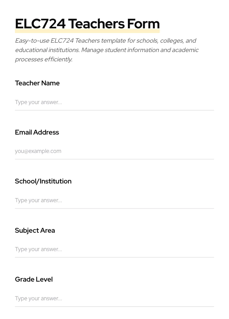 ELC724 Teachers preview