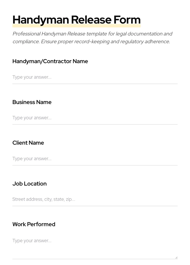 Handyman Release preview