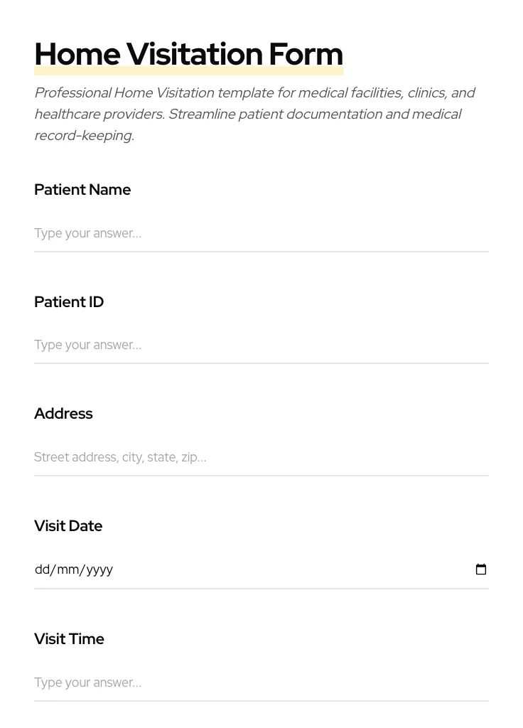 Home Visitation preview