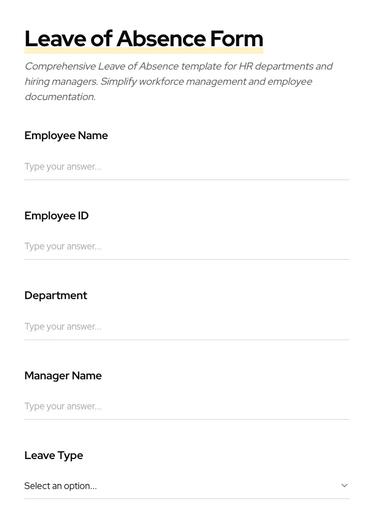 Leave of Absence preview