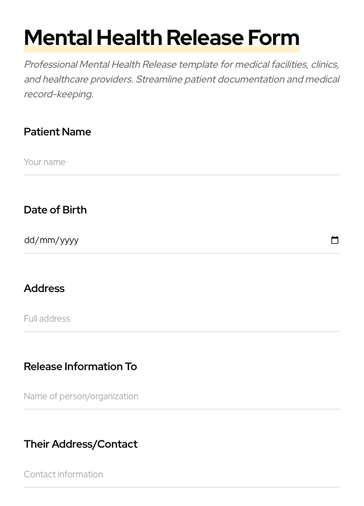 Mental Health Release preview
