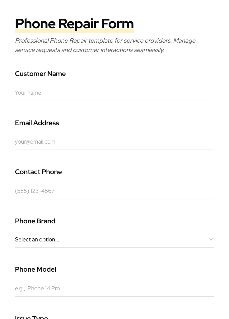 Phone Repair preview