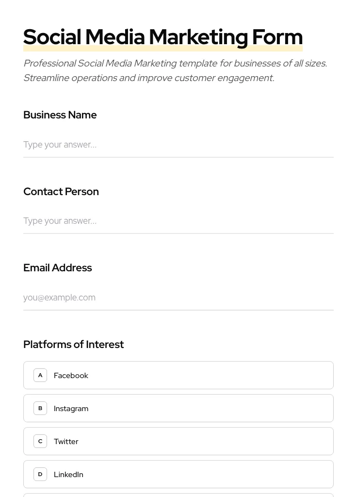 Social Media Marketing preview