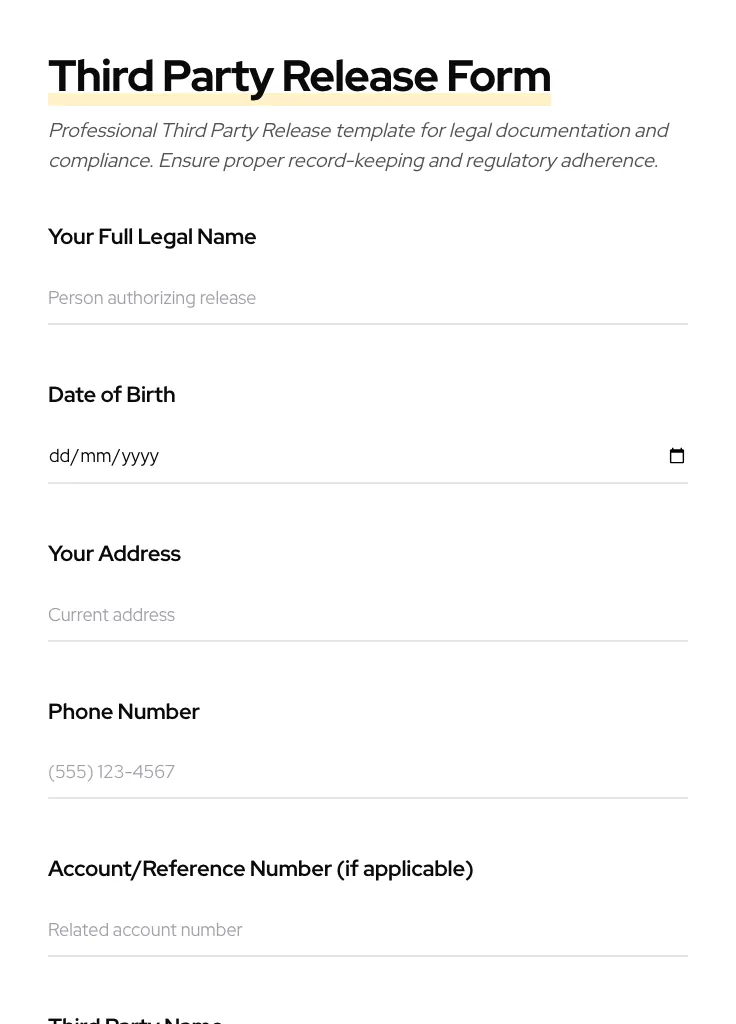 Third Party Release preview
